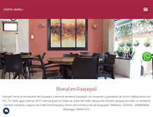 Tablet Screenshot of hotelaeropuertoguayaquil.com